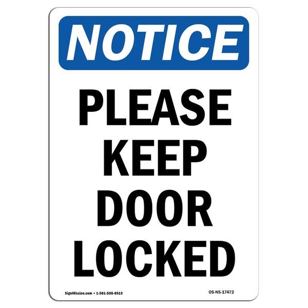 Safety Sign, OSHA Notice, 5